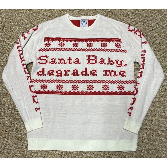 Barstool | Sweaters | Barstool Sports Call Her Daddy Santa Baby Degrade Me  Christmas Sweater Xl | Poshmark